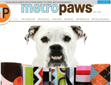 Tablet Screenshot of metropaws.com
